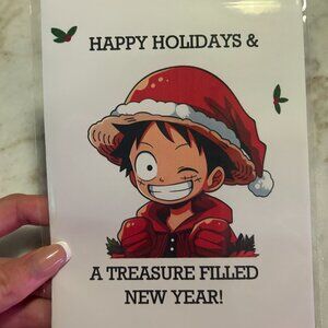 One piece Holiday Cards